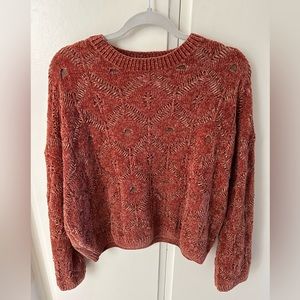 Women’s Fall Crochet Cozy Sweater (Small-Medium)